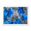 Bleu et gris luxueux abstrait fluide V - peinture sur toile-67359291-67359288