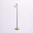 Evgeniya 58'' Satin Arched Floor Lamp