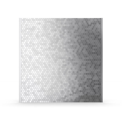 Carreau de mosaïque auto-adhésif en métal 31 po x 31 po
