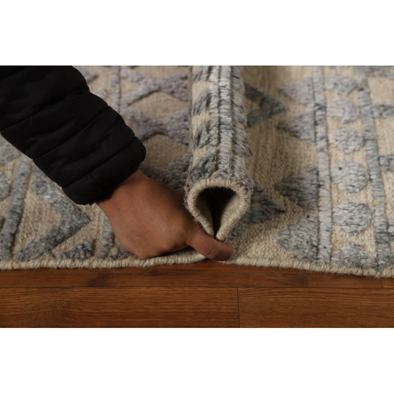 Handmade Wool Moroccan Oriental Accent Rug 2x3