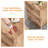 Compact 20" Modern Geometric Natural Wood Grain Pedestal End Table-1664774872-1672189776