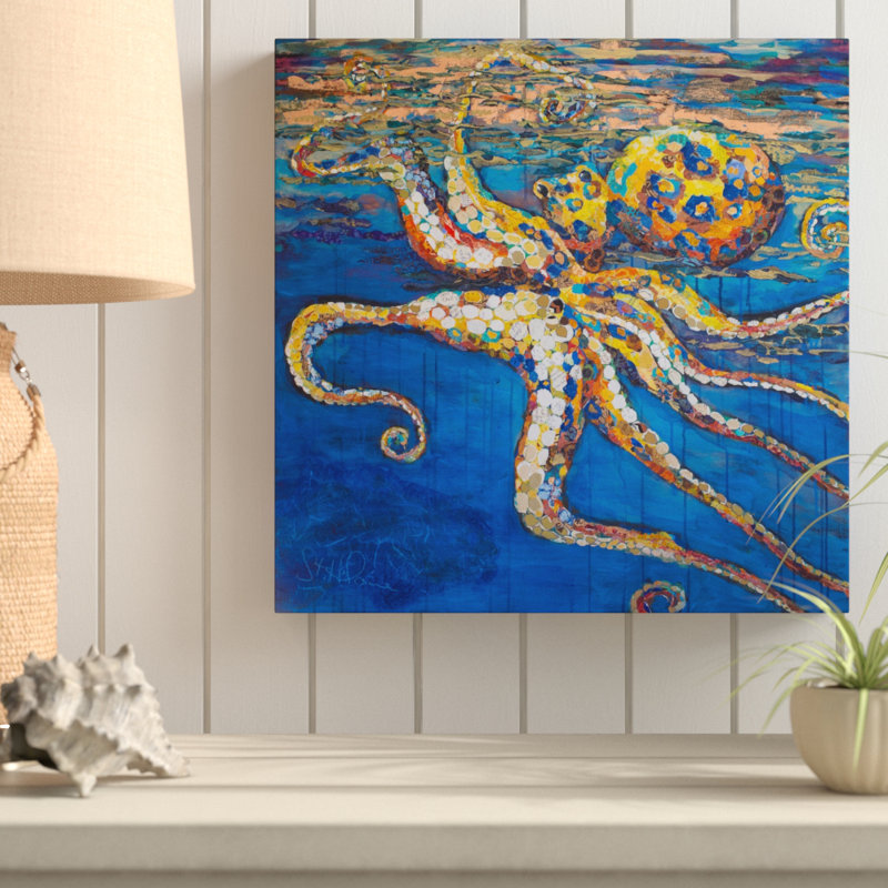 Elizabeth St. Hilaire - Wrapped Canvas Painting, 45cm H x 45cm W x 3.81cm D