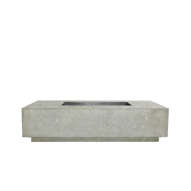 Fire Pit Rectangular 60in X 32in Limestone Ng (lp Kit Included)