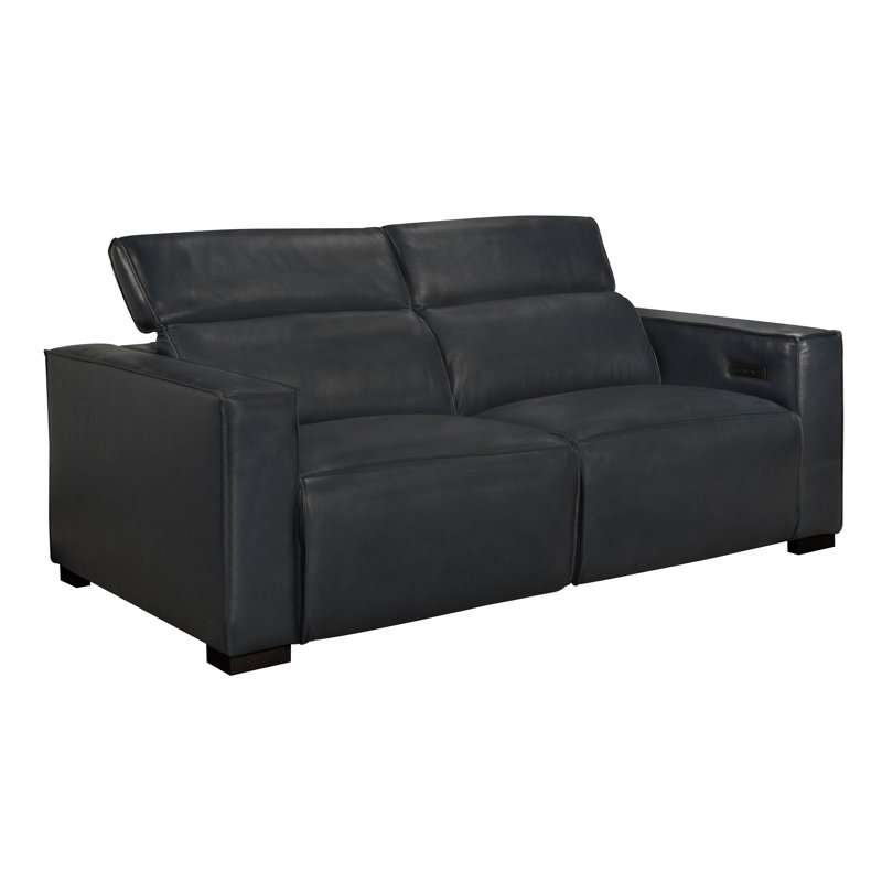 Canapé inclinable avec pieds noirs Weirsky, H 29 po x l 84,5 po x P 42 po, Black