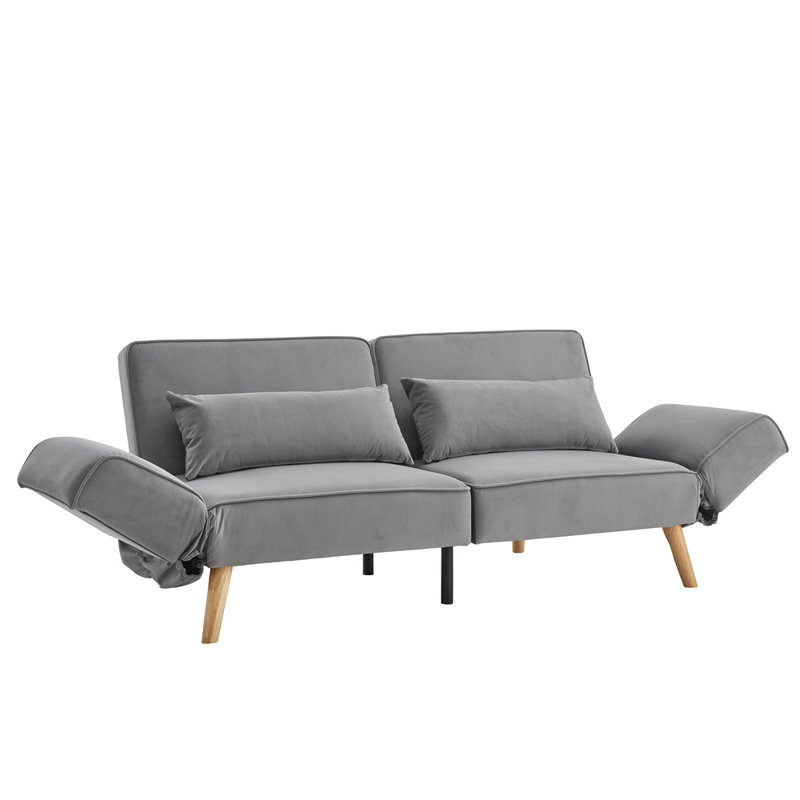 Canapé-lit 72,8 po, Gris