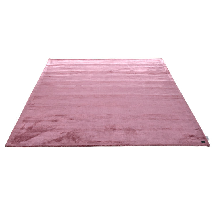 Handmade Flat-weave Rug Shine in Pink