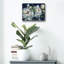 «Peony Season 1 Navy» par Katrina Pete, art mural en verre acrylique-466209704