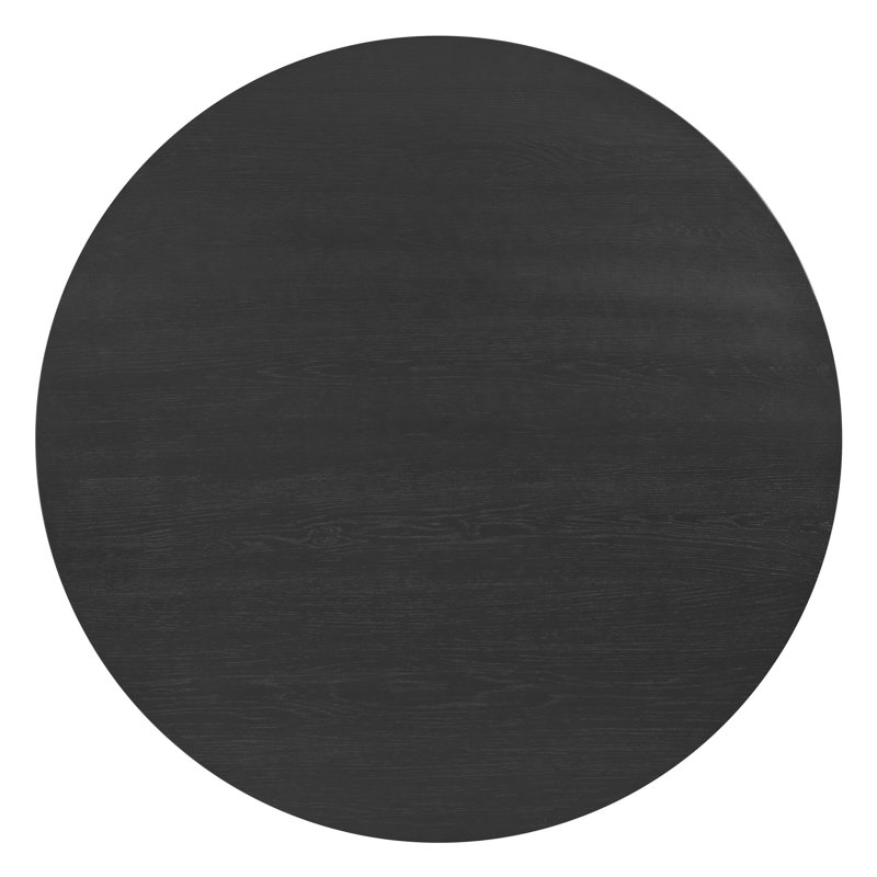 Emberly Round Dining Table, Black
