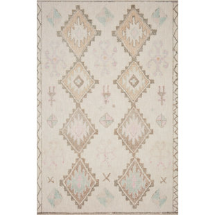 Tapis carré ivoire Alameda