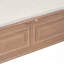 Banc de rangement multifonctionnel en bois massif rustique avec charnière de sécurité pour le salon du hall d'entrée-248196092