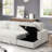 Ratasha 121" W Velvet Sleeper Sectional with Storage and USB Ports-43514962