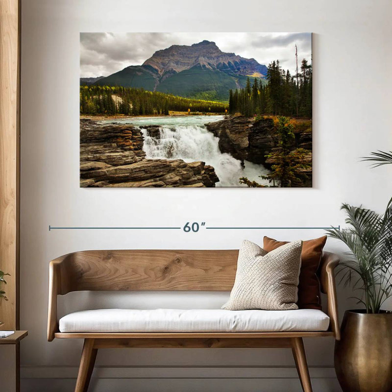 Alvord Sunwapta Waterfalls, 32" H x 48" W