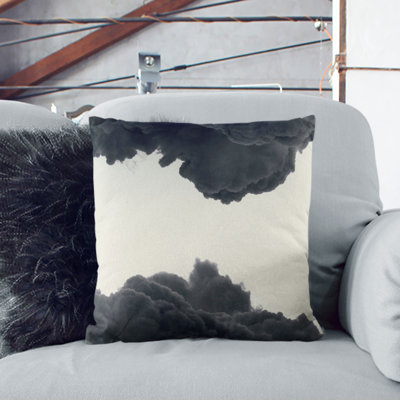 Between The Clouds Square Throw Cushion