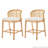 Wood Frame Upholstered Barstool-115802224