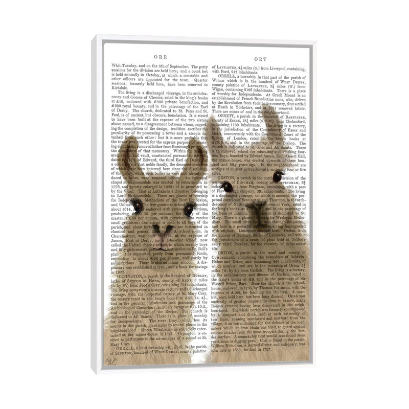 «Llama Duo, Look at You Book Print» par Fab Funky - impression d'art graphique, H 26 po x l 18 po x 1,5 po, Aucun mat