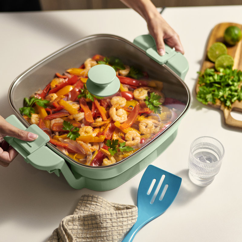 Bella Make And Take Electric Skillet, Seaglass, Seaglass