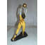 Statue de danseuse de ballet avec une balle en bronze - Taille: L 12 po x l 6 po x H 14 po.