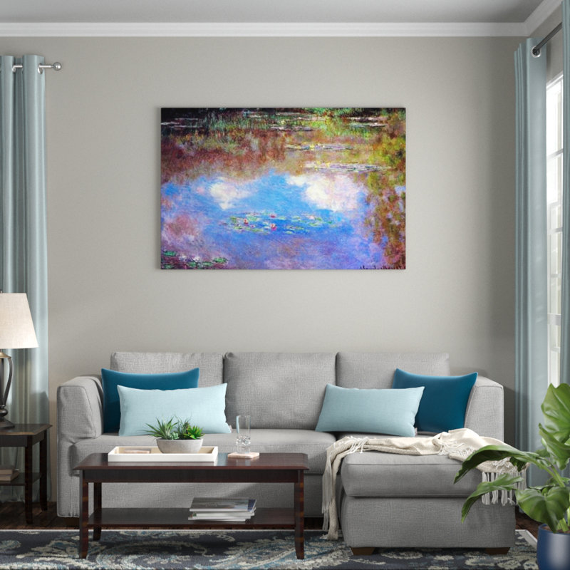 Claude Monet - Wrapped Canvas Painting, 90cm H x 135cm W x 1.8cm D
