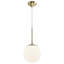 Grant 1 - Light Brass Sphere Pendant