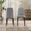 Ensemble de 2 chaises parsons rembourrées en cuir Pu-735788579