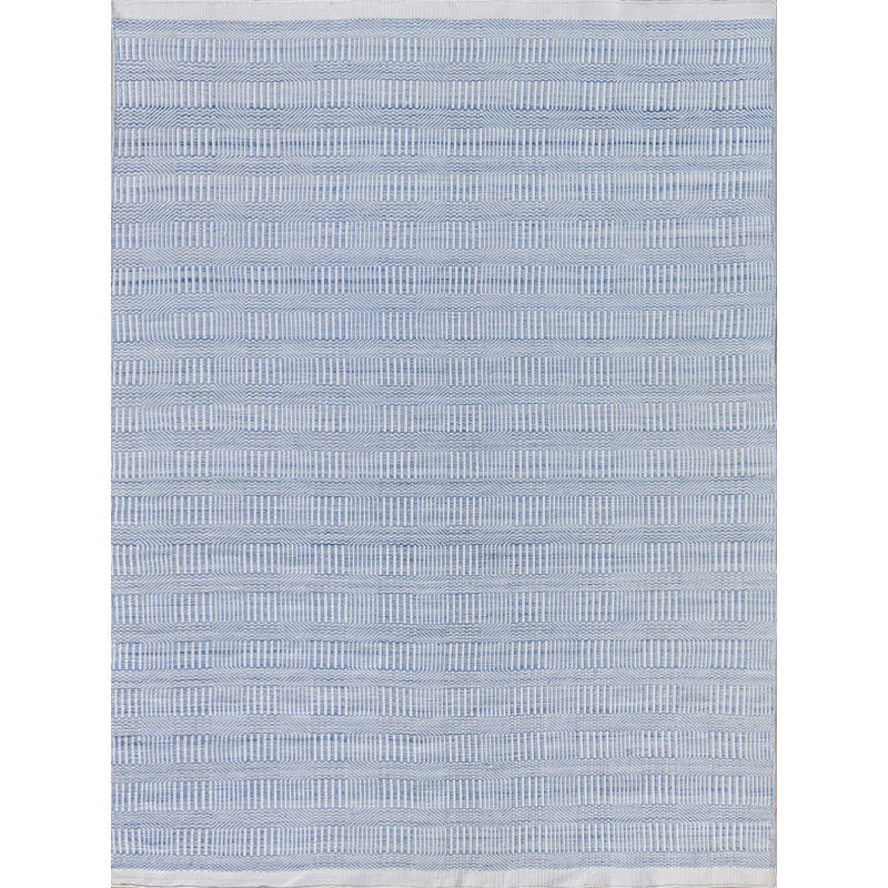 Naples Geometric Area Rug in Light Blue, Rectangle 2' x 3'
