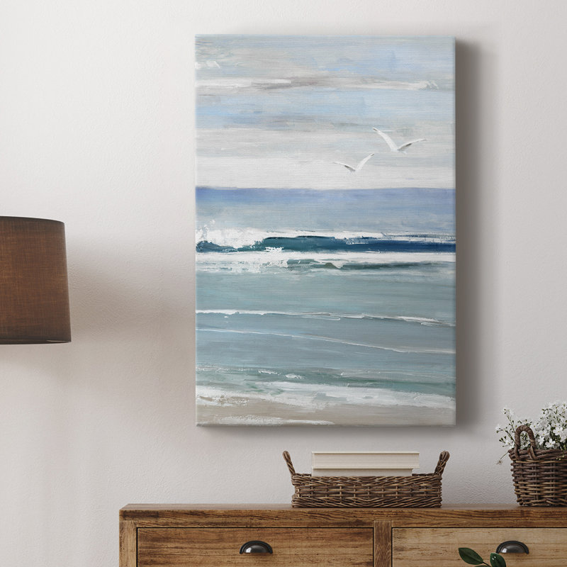 Seagull Bay I - galerie sur mesure enveloppée Cavas, H 18 po x l 12 po