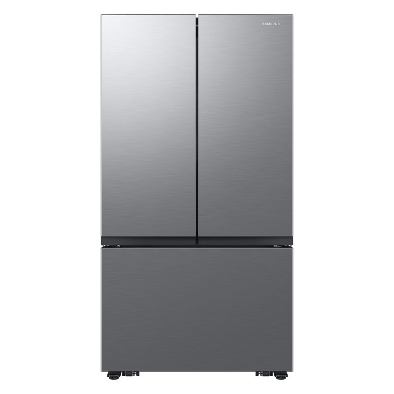 Samsung Large Capacity 3-Door French Door 27 cu. ft. Counter Depth Refrigerator with Dual Ice Maker in Fingerprint Resistant Stainless Steel