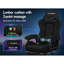 Metro Lane Adjustable Reclining Swiveling PC & Racing Game Chair with Footrest-952645898