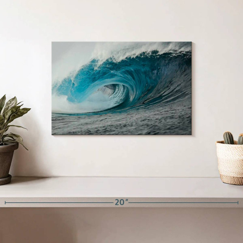 Gillard Violent Blue Wave, 8" H x 12" W