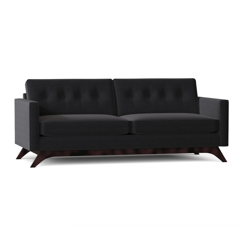 Flinn Upholstered 84'' Sofa, Akiko Graphite Performance