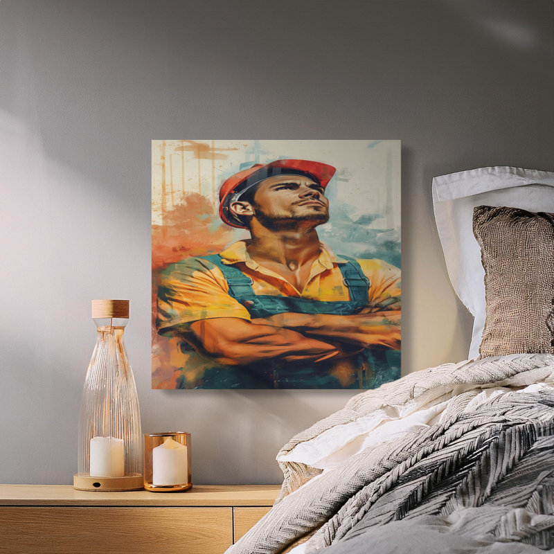 1 Piece Wrapped Canvas Wall Art Set, 25.4cm H x 25.4cm W