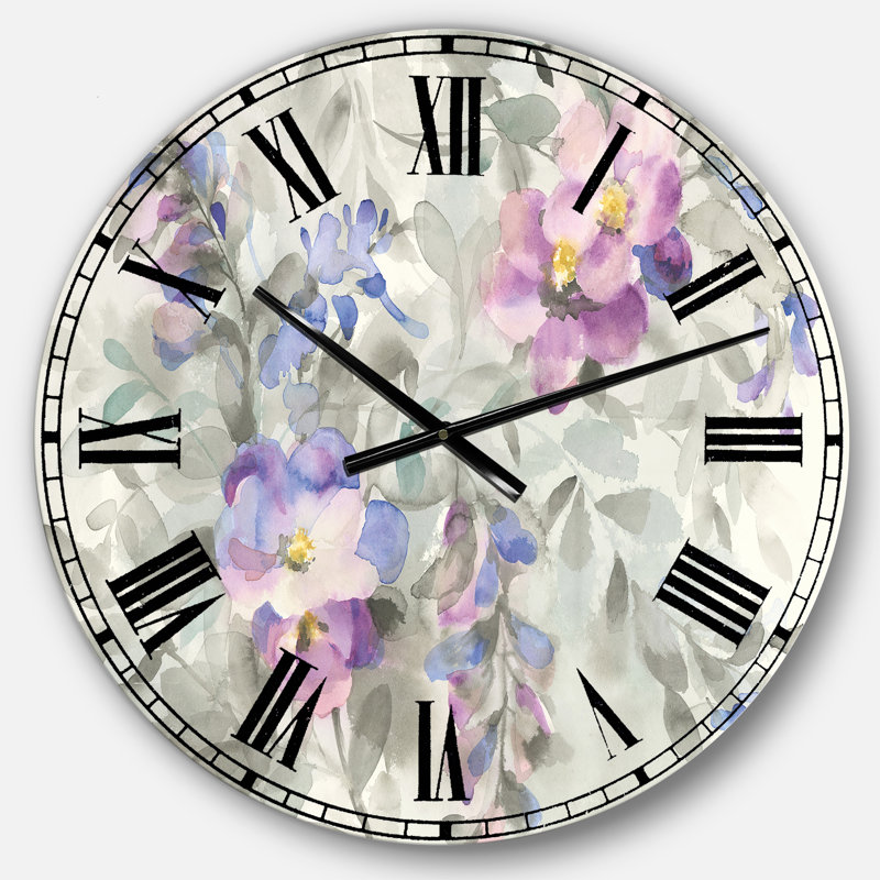 Horloge murale Garden Dreams Flower - Farmhouse, Moyen