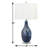 29'' Blue/Brown Table Lamp USB