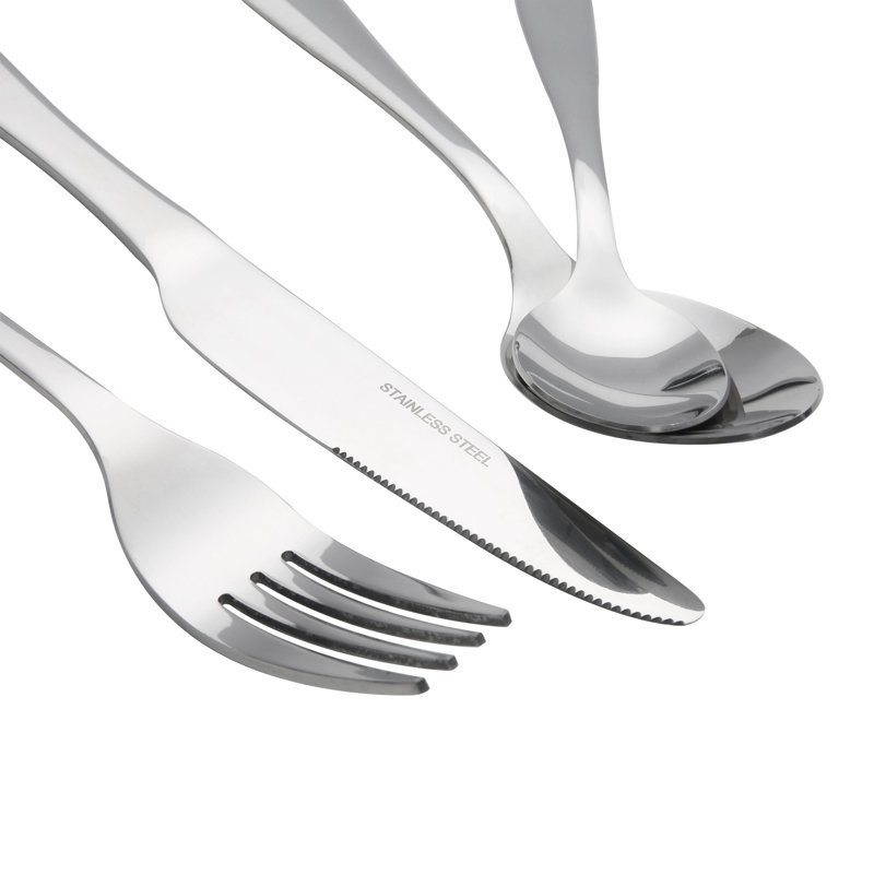Ensemble de couverts en acier inoxydable SimplyFlatware - service pour 5