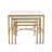 Bonnifait Antique Gold Nesting Tables
