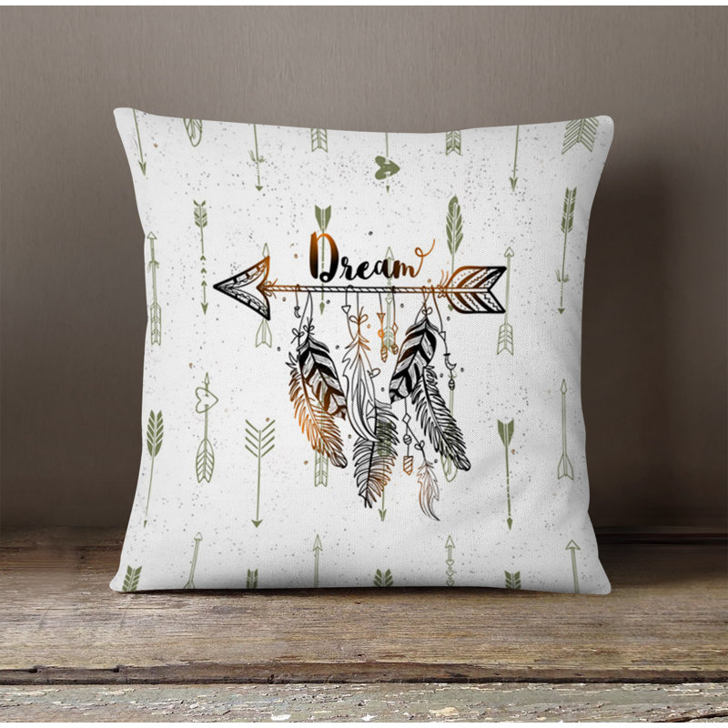 Throw Pillow With Insert, White 2, 18"H x 18"W