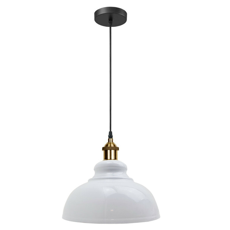 Binns 1 - Light Dome Pendant, White