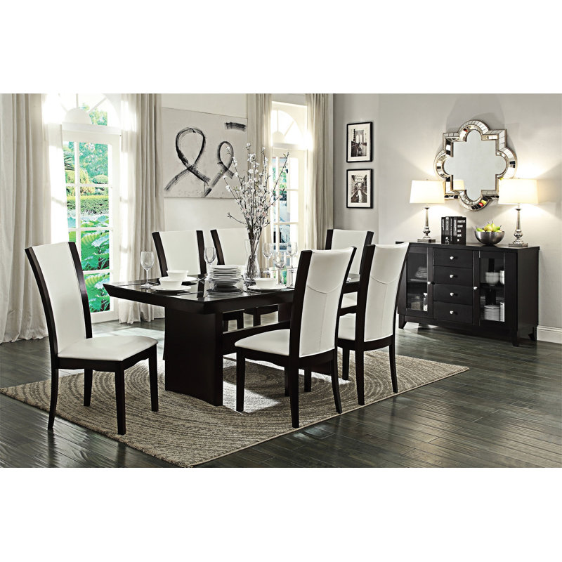 Chaises d'appoint rembourrées (ensemble de 2), White