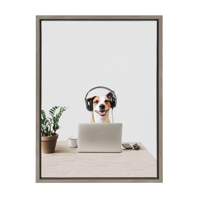 You can call me Doug, I’m in IT by The Creative Bunch Studio Framed Canvas Wall Art Print