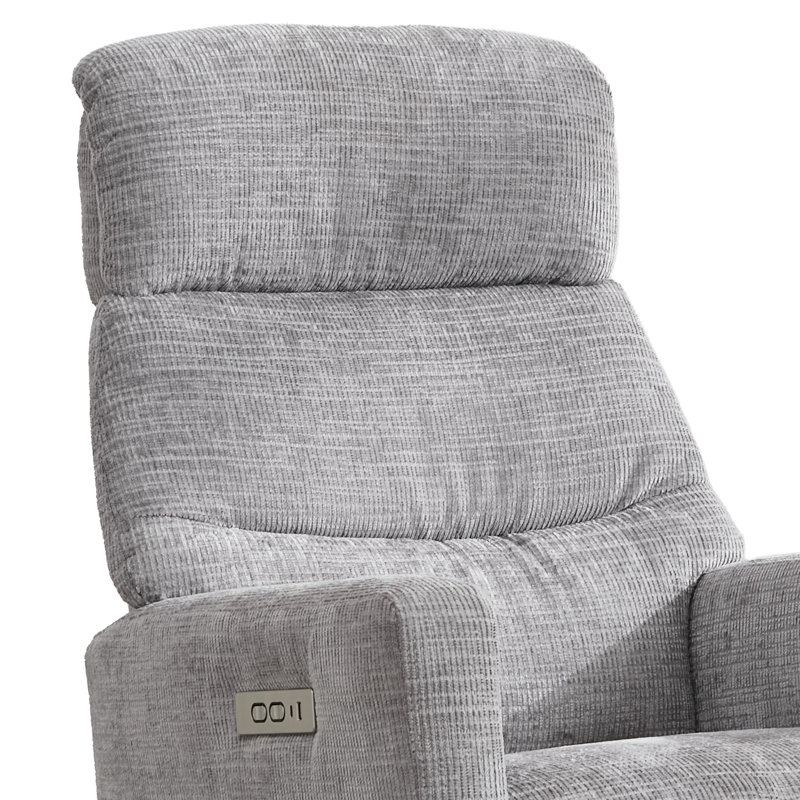 Chandani 68cm Wide Swivel Standard Recliner, Grey