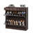 Versatile Mirror Shoe Cabinet with Multiple Drawers and Storage Layers for Home