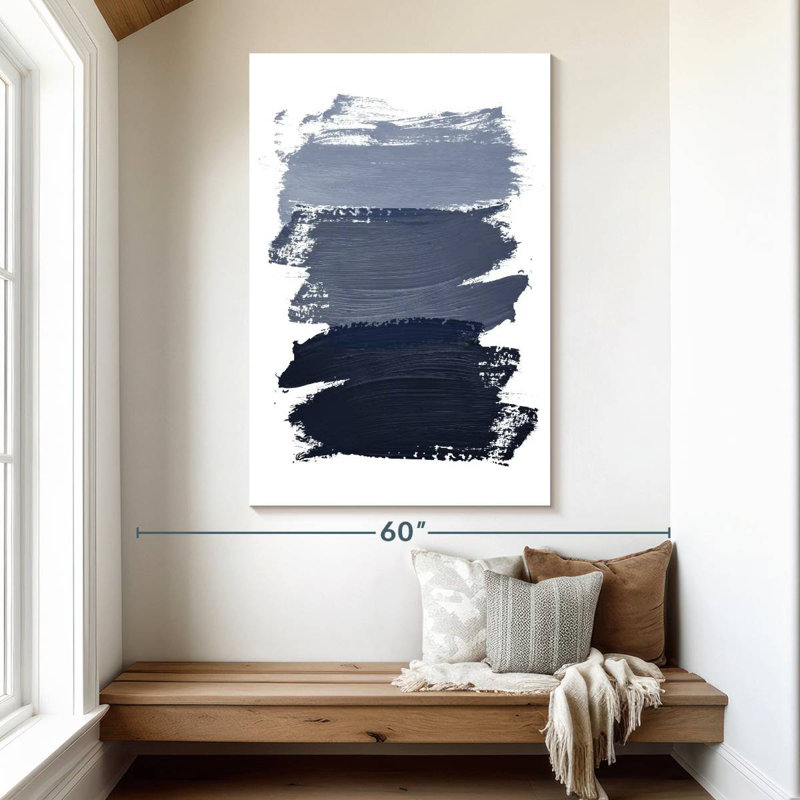 Avery Blue Paint, 51" H x 34" W