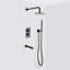 Metro 3-Way Thermostatic Trim Complete Shower Set - Wall Mount - 8" Brass-1262692903