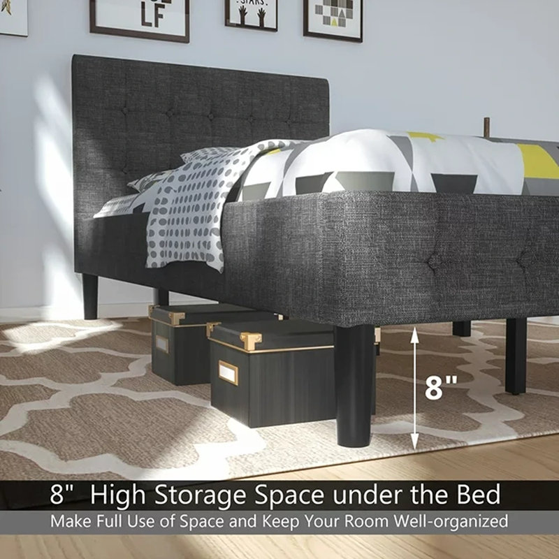 Dundrod Upholstered Platform Bed