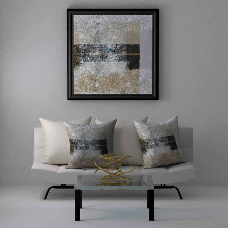 Housse de coussin carrée/insert, 20 po x 20 po