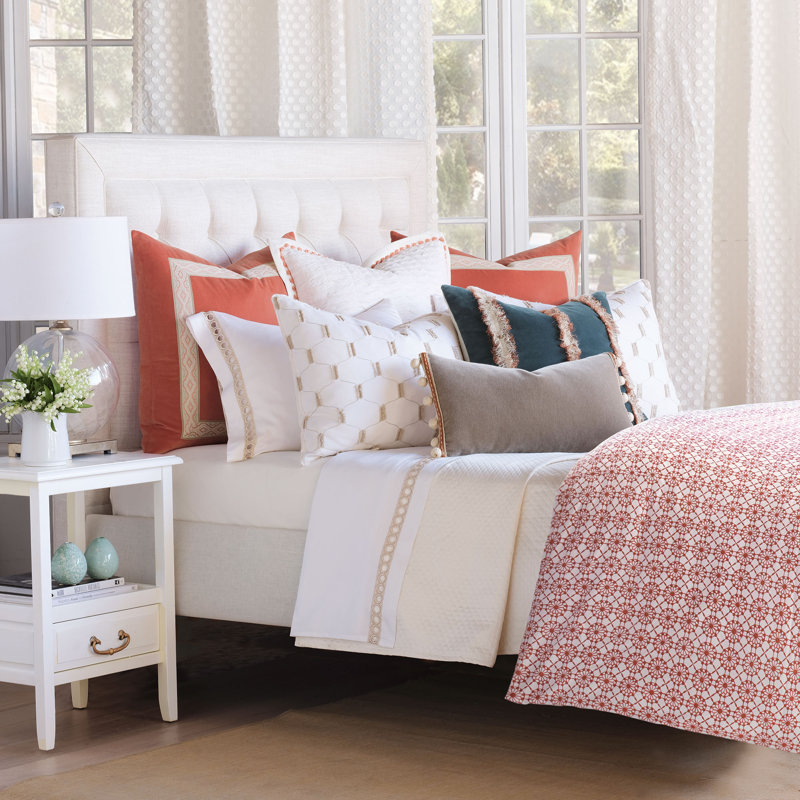 Ophelia Egyptian Cotton Sateen Sheet Set, Full Sheet Set + 2 Pillowcases