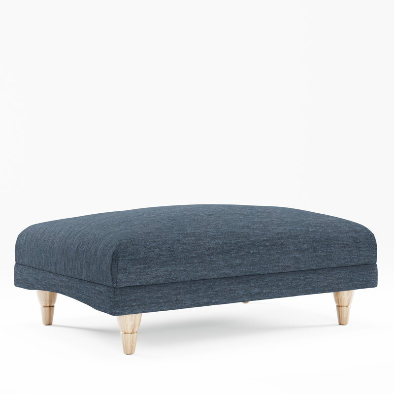 Adaku Banquette Footstool, Marine, Country Oak
