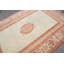 Tapis Boho, tapis turc, tapis rétro, tapis géométrique beige, tapis Oushak, grands tapis de 6,9 x 9,6 pi