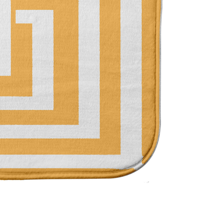 Tapis de bain Elise, l 21 po x L 34 po, Jaune