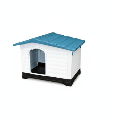 Durable Weather-Resistant Outdoor Dog House - Comfortable Pet Kennel - Easy to Assemble, For Small & Medium Dogs